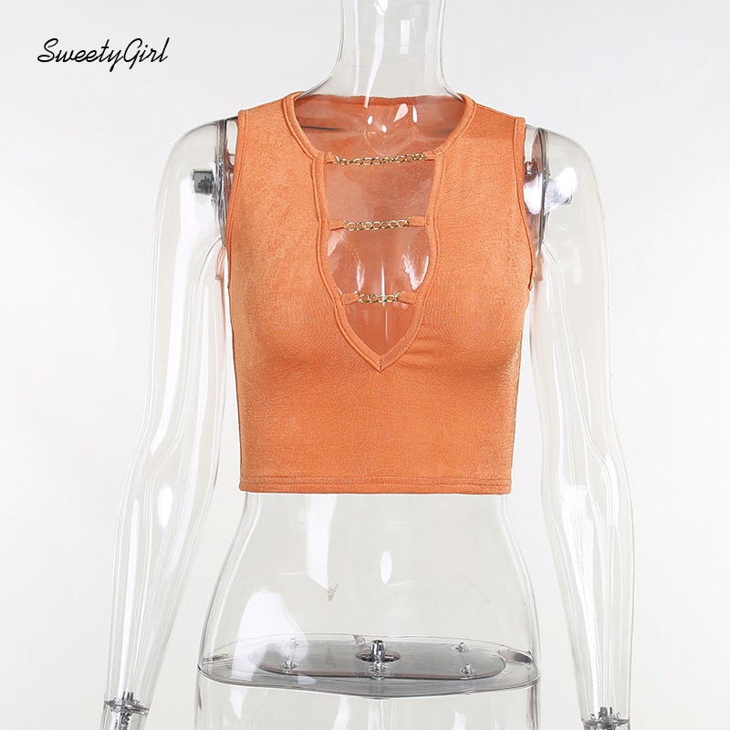 Áo Sát Nách Cổ Chữ V Màu Trơn Thời Trang Quyến Rũ Cho Nữ 2022