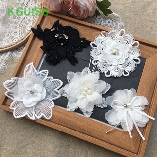 Hoa thêu 3D xinh xắn thanh lịch dùng trang trí quần áo