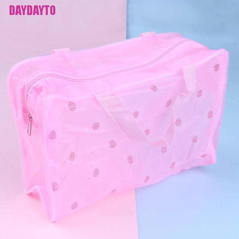 Túi nhựa pvc trong suốt đựng dụng cụ trang điểm tiện lợi