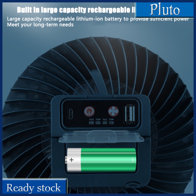 Mới Quạt Usb Đa Năng Có Đèn Sạc Tiện Dụng Khi Đi Cắm Trại