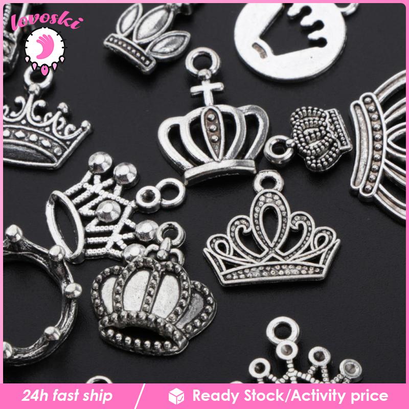 Móc Khóa / Vòng cổ / Túi Xách Mini 17x Hình Vương Miện Dễ Thương