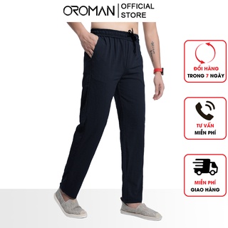 Quần đũi nam dài ống suông dáng âu thiết kế thời trang Oroman