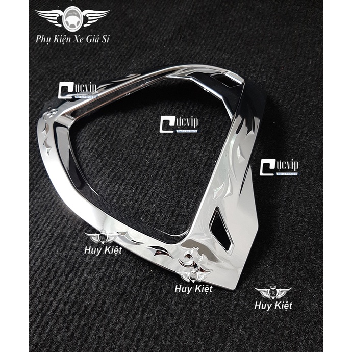 Viền Đồng Hồ Xe Lead 2022 ( 2017 - 2022 ) Xi Inox, Xi Mạ Crom SMS1832