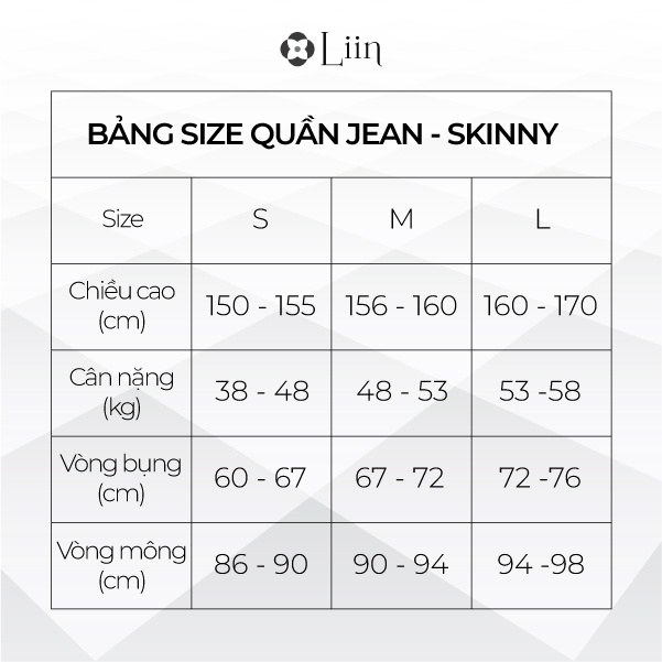 Quần jean nữ Linbi màu đen, thiết kế tôn dáng thanh lịch Liin clothing Q3549