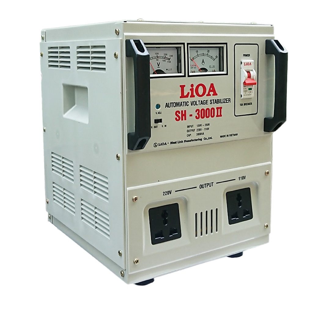 Ổn áp Lioa công suất 3kVA 1 pha (SH 3000II NEW2020) hàng chính hãng bảo hành 3 năm