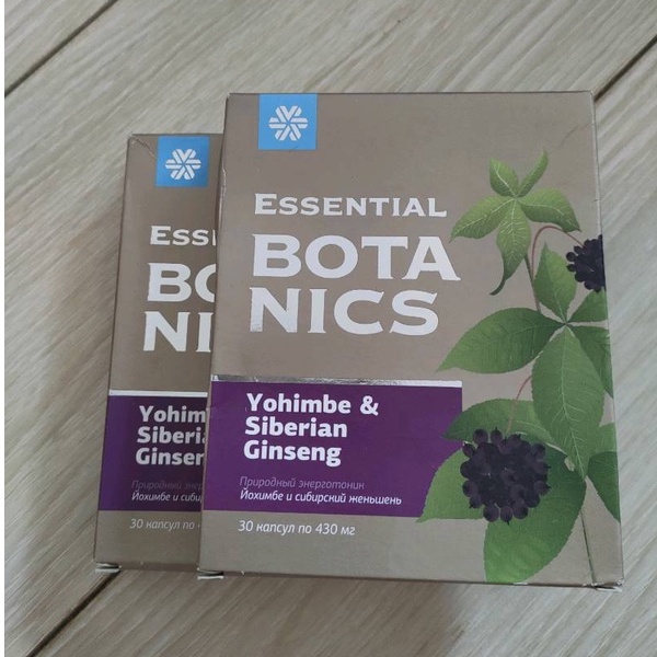 [ CHÍNH HÃNG ] - Botanics Yohimbe &amp; Siberian ginseng, giúp tăng cường sinh lý &amp; sinh lực, nâng cao sức khỏe - Hộp 30v