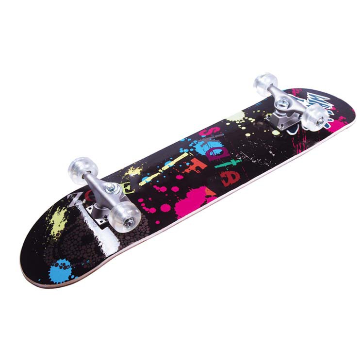 Ván Trượt Thi Đấu Cỡ Lớn Skateboard Mặt Nhám Bánh Cao Su Chiều Dài 80cm.