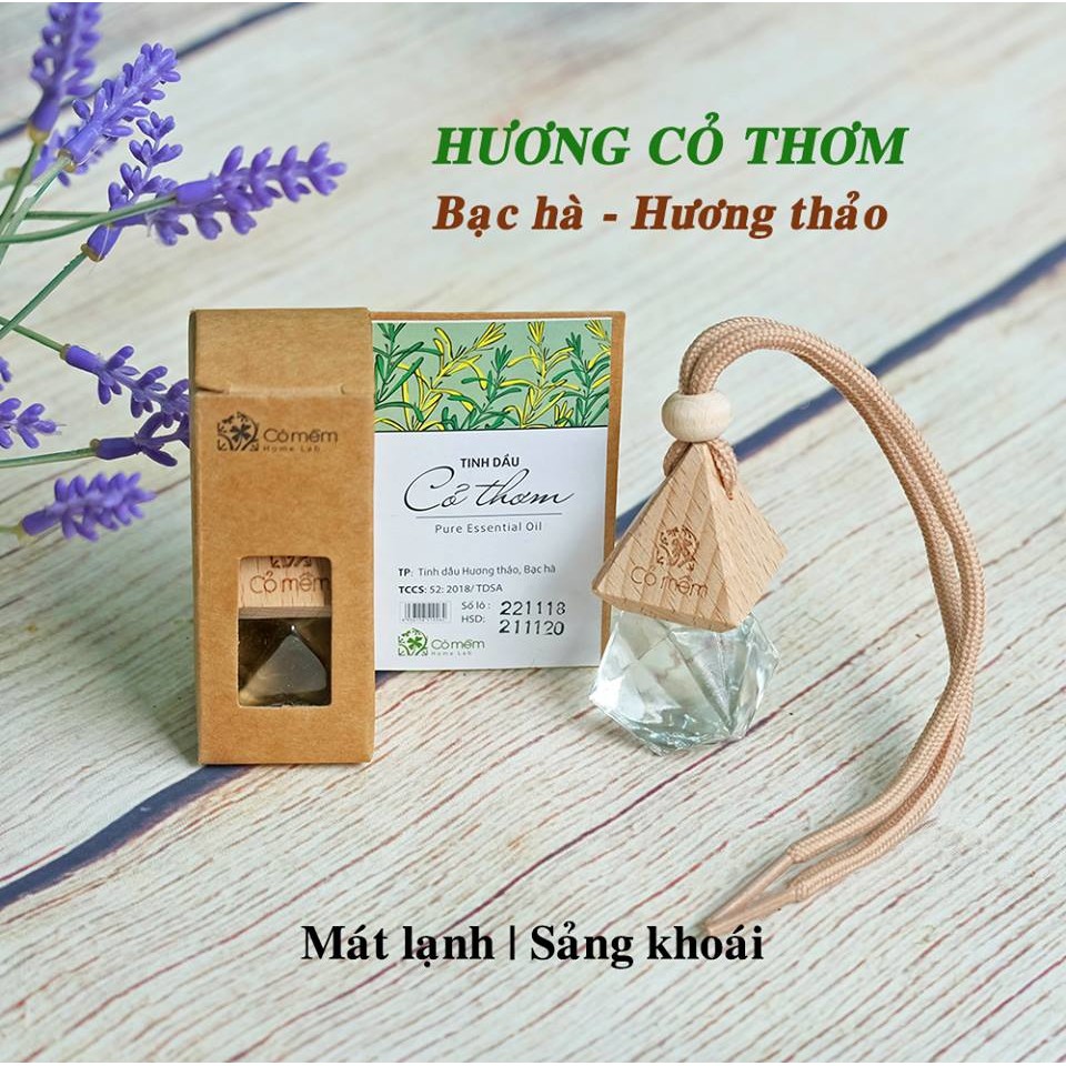 Tinh Dầu Treo Hương Cỏ Thơm Thiên Nhiên Nguyên Chất Sảng Khoái Tinh Thần Cỏ Mềm 8,5ml