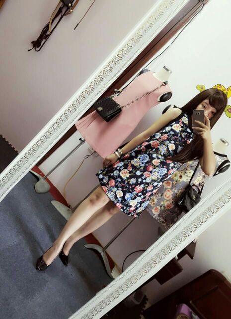 Váy dáng chữ A hoa 3D (có video) | BigBuy360 - bigbuy360.vn