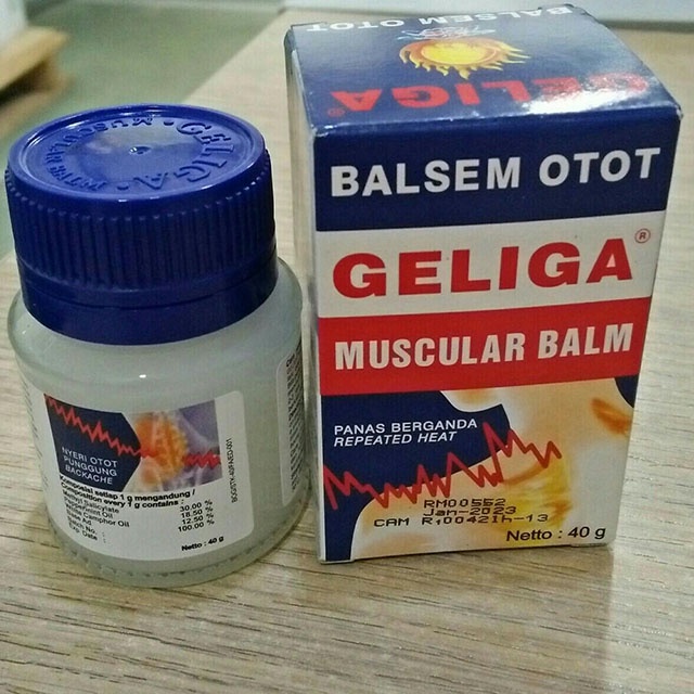 Dầu Cù Là Lửa GELIGA 40g Indonesia