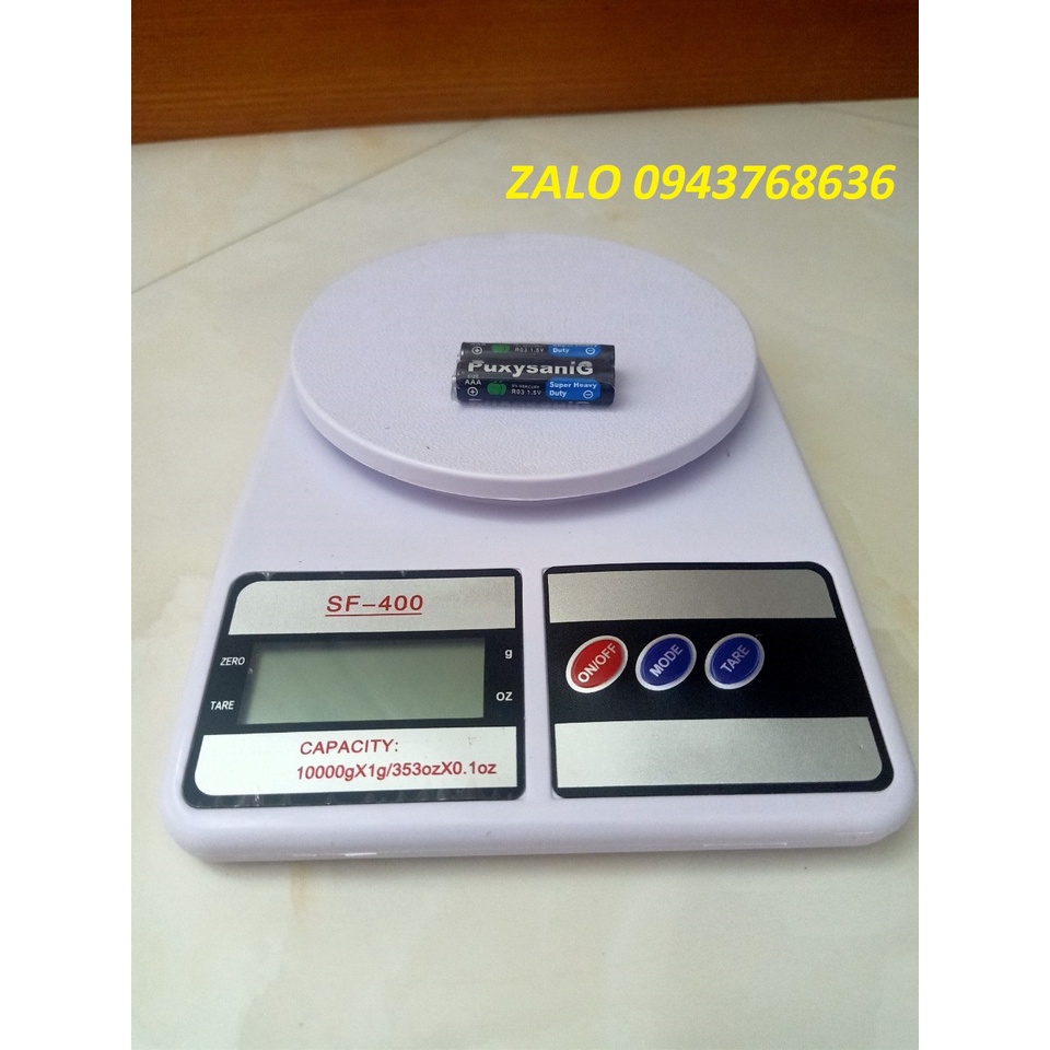 Cân Điện Tử Tiểu Ly Mini, Cân Điện Tử Thực Phẩm Nhà Bếp Electronic Kitchen Scale SF400 10KG/1G