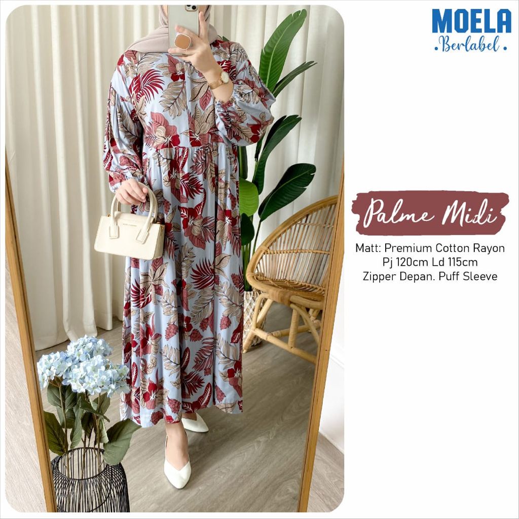 Bộ quần áo cho con bú MIDI DRESS // RAYON