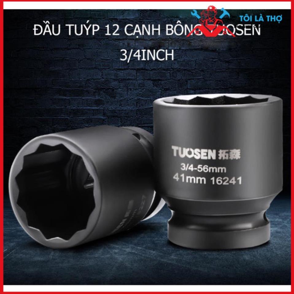 Tuýp đầu bông 12 cạnh 3/4 inch TUOSEN