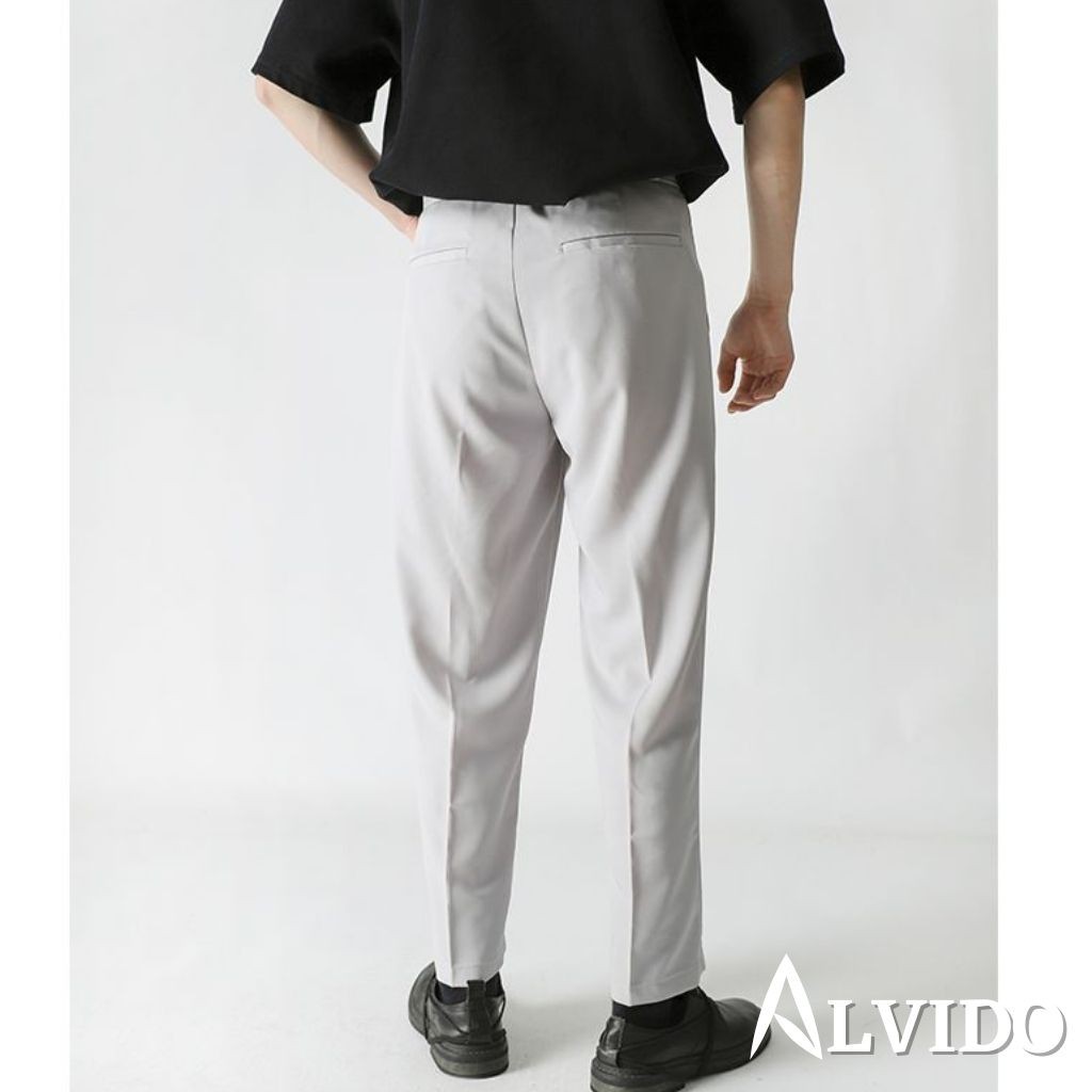 quần baggy nam ALVIDO-quần baggy âu nam kèm đai- quần baggy giá rẻ kiểu dáng unisex QD39