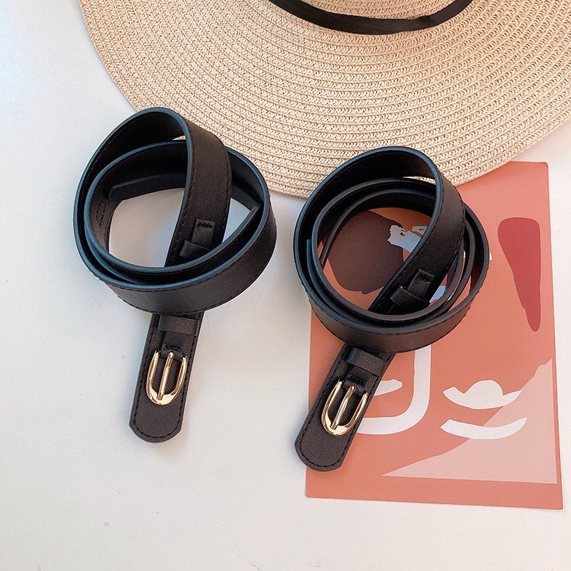 Đai váy da kiểu Corset bản 3cm sang chảnh - Belt nịt áo vest blazer cá tính ĐV028