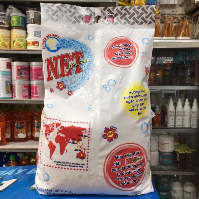 Bột giặt NET Extra hoa thiên nhiên 6kg