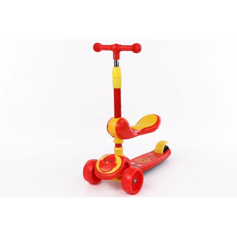 Xe trượt scooter 💥Cao Cấp 💥 đa năng phát sáng cho bé từ 2 đến 8 tuổi - Xe thăng bằng có nhạc, ghế nhún cho trẻ DC009