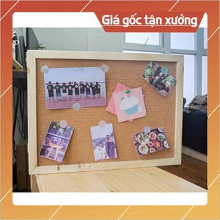 Bảng ghim bằng gỗ dán ghi chú, tranh ảnh, decor
