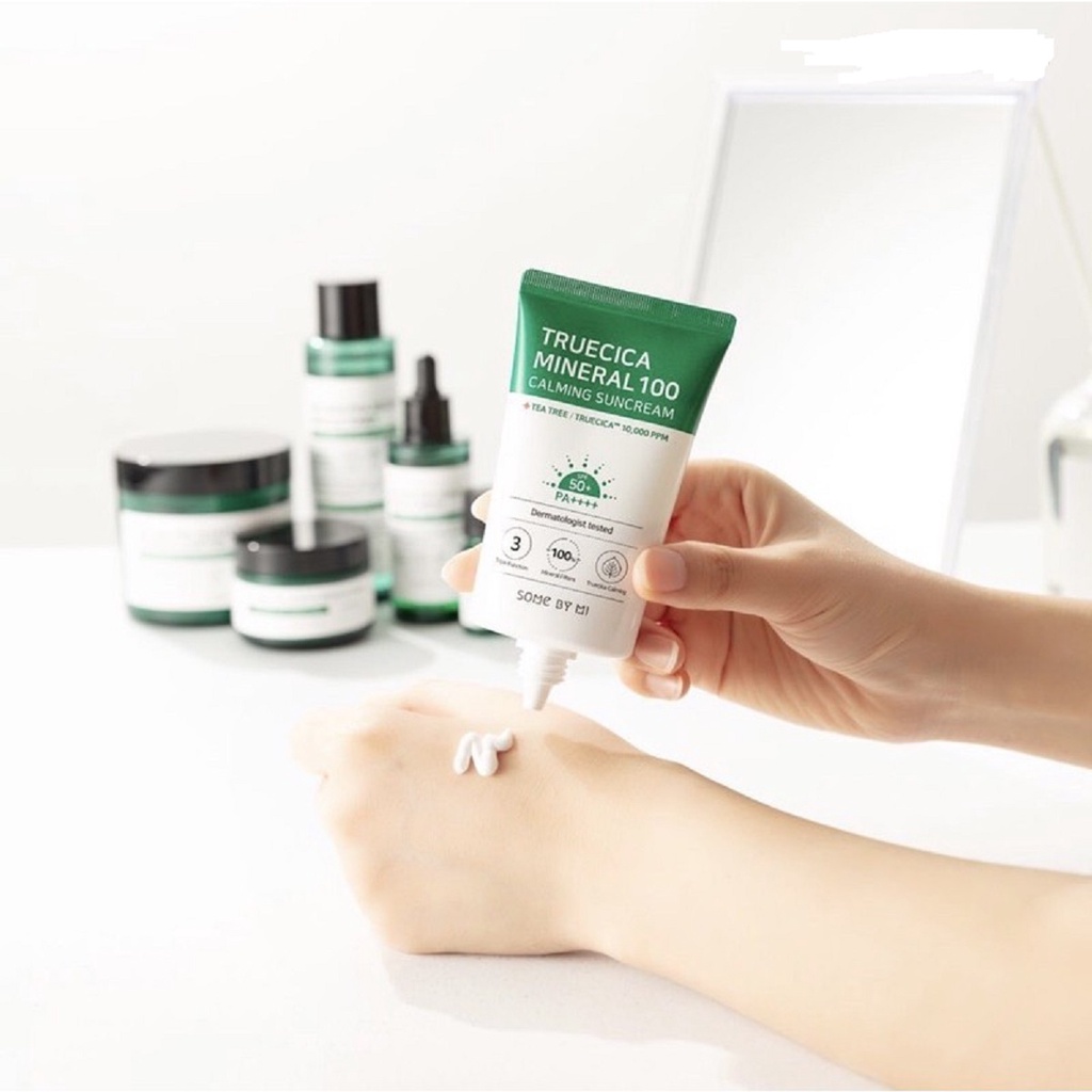 Kem Chống Nắng Some By Mi Truecica Mineral 100 Calming Suncream 50PA++++ 50ml