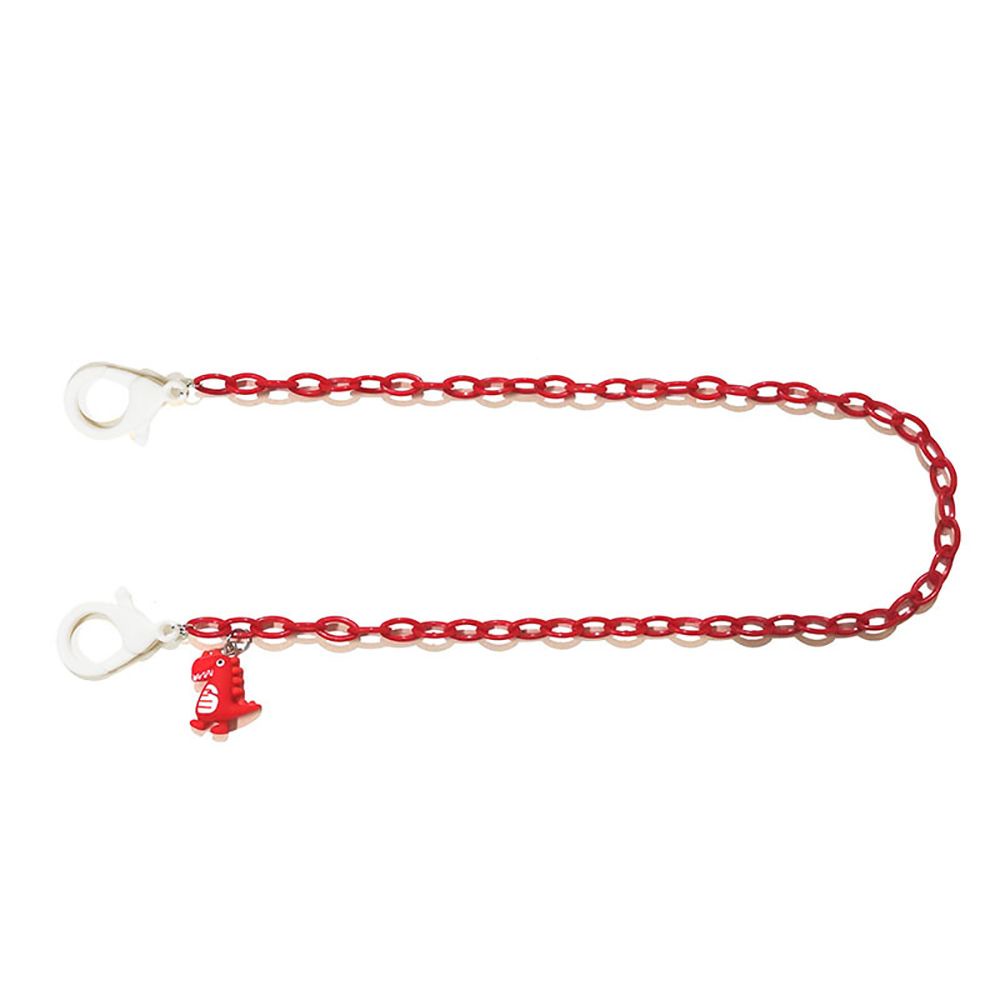 Dây Đeo Giữ Đồ Chống Thất Lạc Bằng Acrylic Hình Khủng Long Hoạt Hình Nhiều Màu Sắc