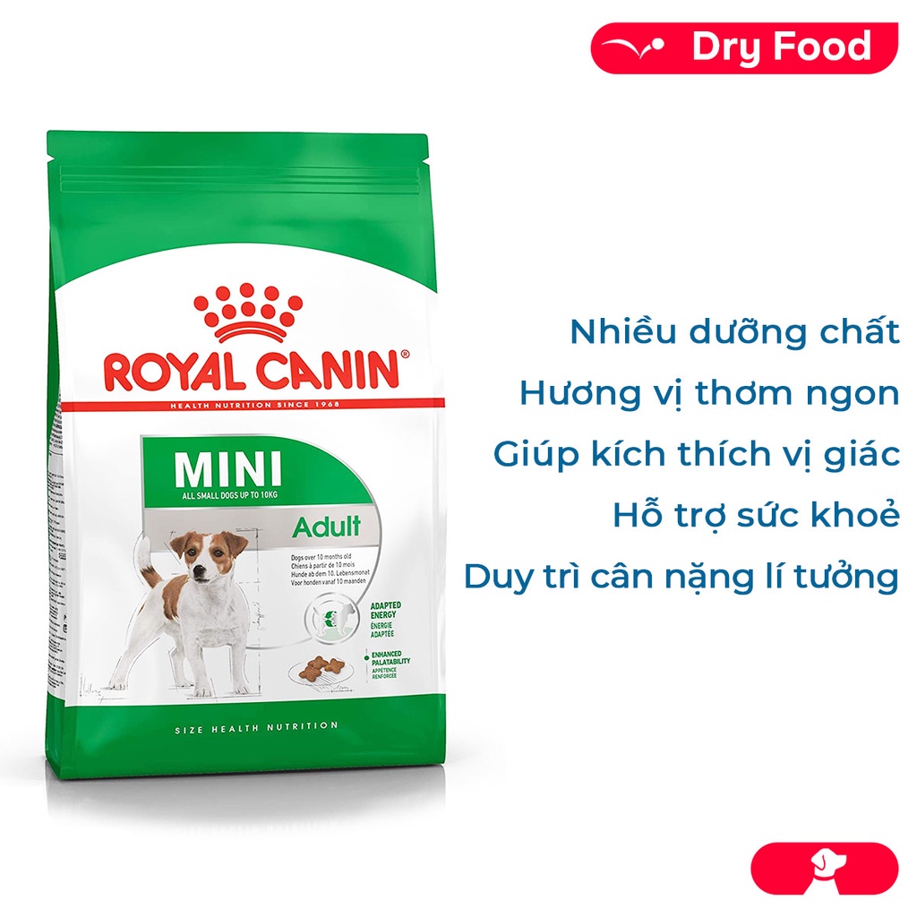 Thức ăn dạng hạt chó kích thước nhỏ Royal Canin Small bao 800g/2kg - PetMall