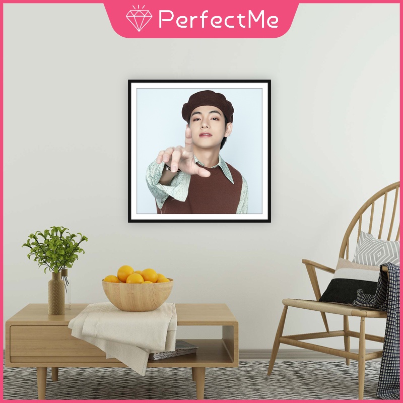 Bộ tranh đính đá 5D tự làm hình thành viên BTS 40x40cm