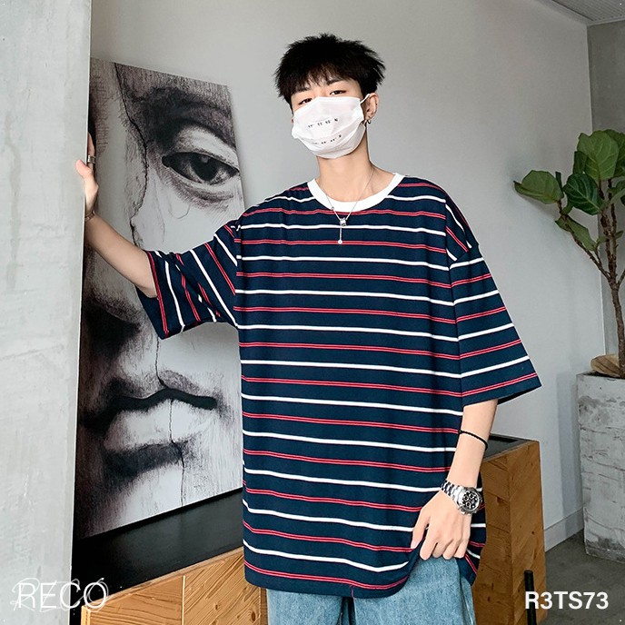Áo thun, phông nam Hàn Quốc cao cấp dáng rộng tay lỡ T-Shirt Loose R3TS73 Unisex