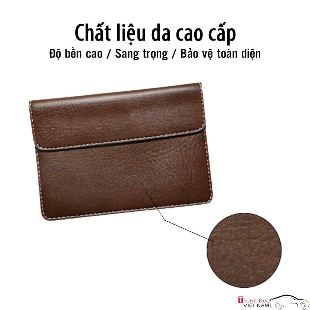 Ví Da Đựng Giấy Tờ Ô tô có logo đủ các hãng xe, Túi Đựng Giấy Tờ Ô tô cao cấp - Trung Đức VN