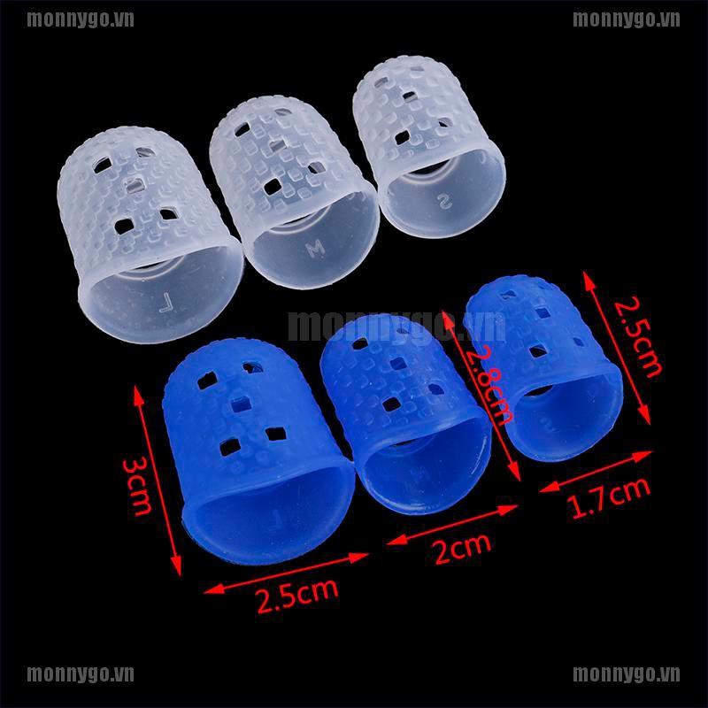 Bộ 4 Miếng silicone Bọc Đầu Ngón Tay Chơi Đàn guitar