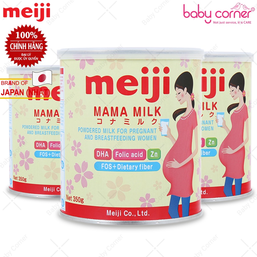 [HSD T7/2023] Combo 3 Hộp Sữa Bầu Meiji Mama Milk 350g