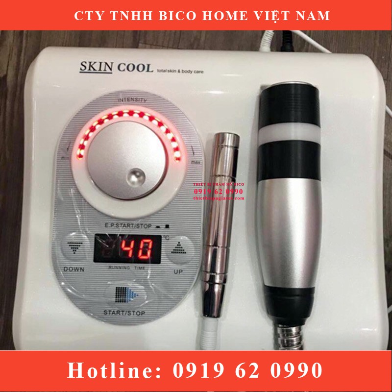 Máy Điện Di Nóng Lạnhi Skin Cool Máy Điện Di (Korea - bh 12 tháng) -Thiết Bị Spa BICO