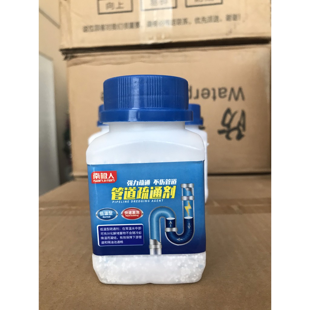 [Loại Cực Mạnh][Hộp Lớn]280gr Bột Thông Tắc Cống, Đường Ống, Bồn Cầu, Bồn Rửa Mặt..Xử Lý Triệt Để Cặn Bã