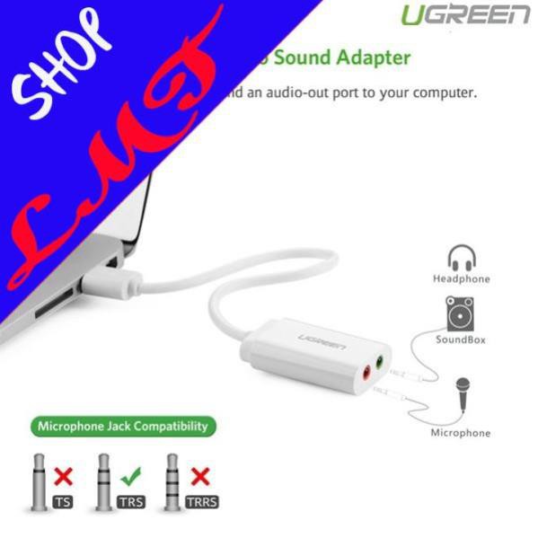 Cáp USB Sound UGREEN 30143