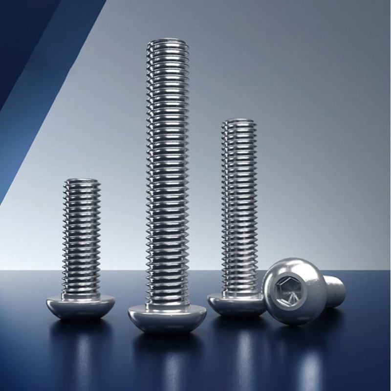 M3 M4 M5 Vít Lục Giác Bên Trong đầu Tròn Vít ổ đĩa Lục Giác Bên Trong A2-304 Thép Không Gỉ