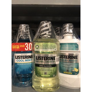Nước súc miệng Listerine Bạc hà the mát 250ml