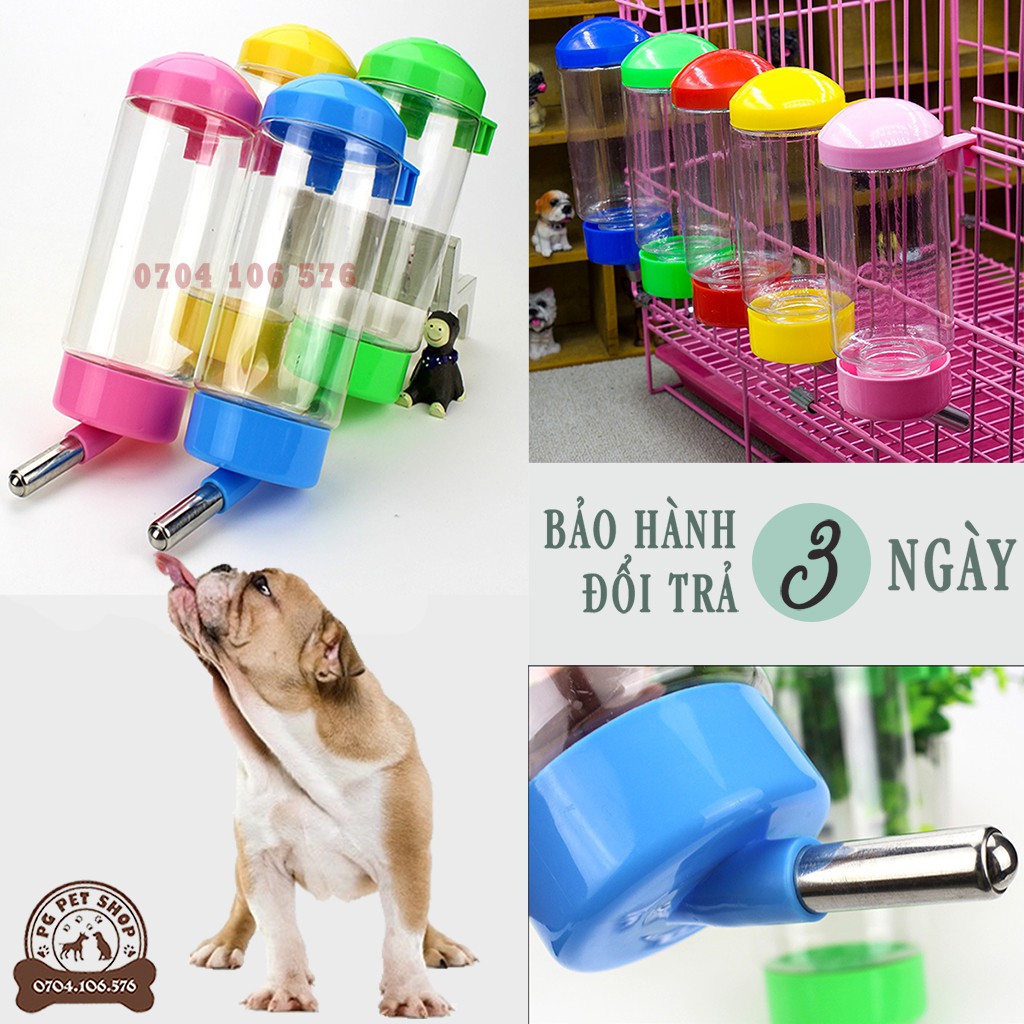 [Mã SKAMLTSM9 giảm 10% đơn 99K] 💥Bình Nước Cho Chó Mèo Gắn Chuồng💥PG Pet Shop – PK2