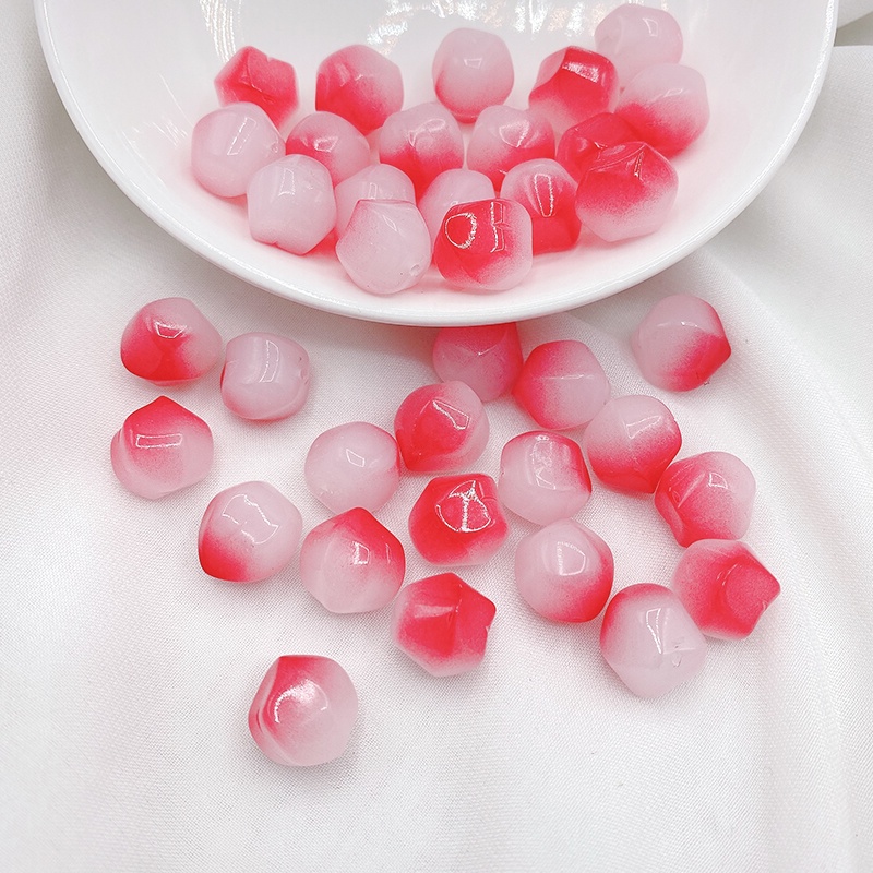 Hạt Ngọc Bích 12mm Màu Gradient diy Làm Phụ Kiện Trang Sức