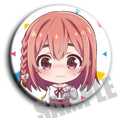 Combo 8 huy hiệu cài áo IN HÌNH Kanojo Okarishimasu Dịch vụ thuê bạn gái ver đầu to anime chibi dễ thương