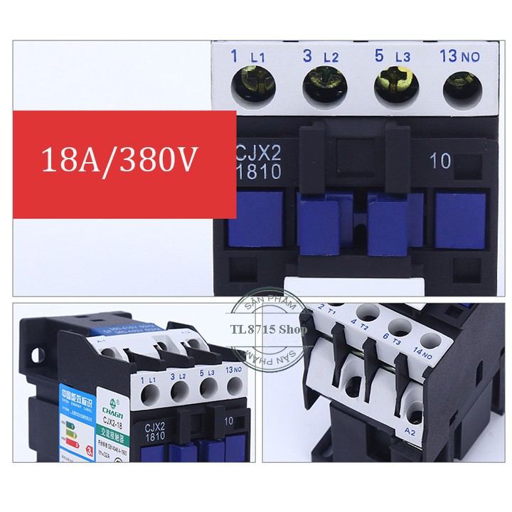 Khởi động từ contactor 1P/18A/220V Thiết bị điện giá tốt