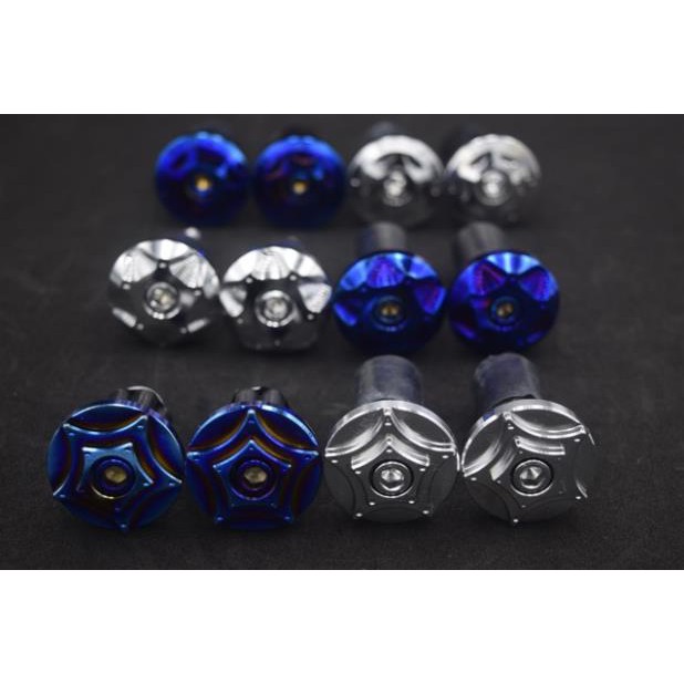 Gù tay lái ngôi sao CNC INOX titan