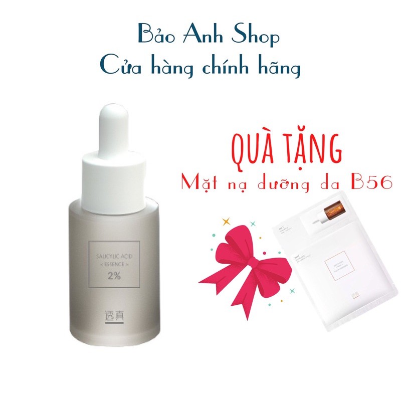 Tinh chất Axit Salicylic BHA 2% giảm tiết nhờn, tẩy tế bào chết, giảm mụn ẩn, mụn đầu đen Lucenbase