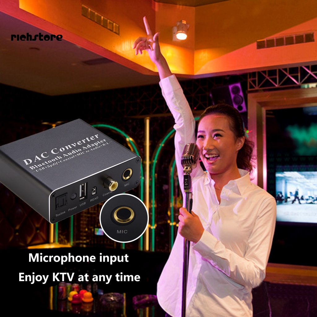 Máy giải mã âm thanh DAC USB bluetooth 5.0 đa năng chuyên dùng cho bộ khuếch đại âm thanh