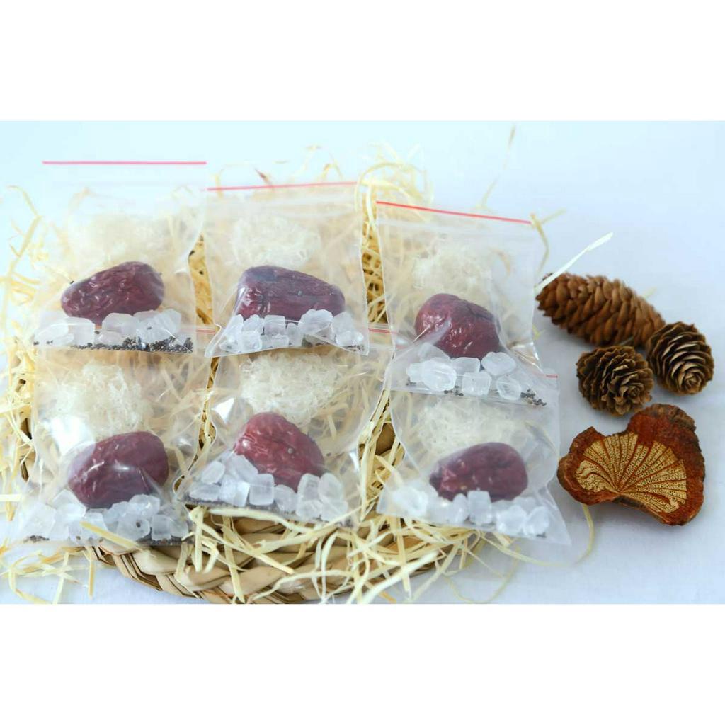 Viên yến baby tinh chế sợi ngắn, set 1 viên = 1g mix sẵn đồ chưng .