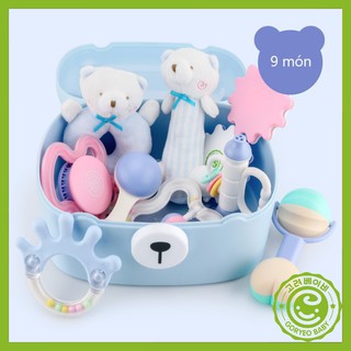 VBL2021  Set đồ chơi xúc xắc gặm nướu phát triển kỹ năng cơ bản cho bé thương hiệu Gorygeo Baby Hàn Quốc