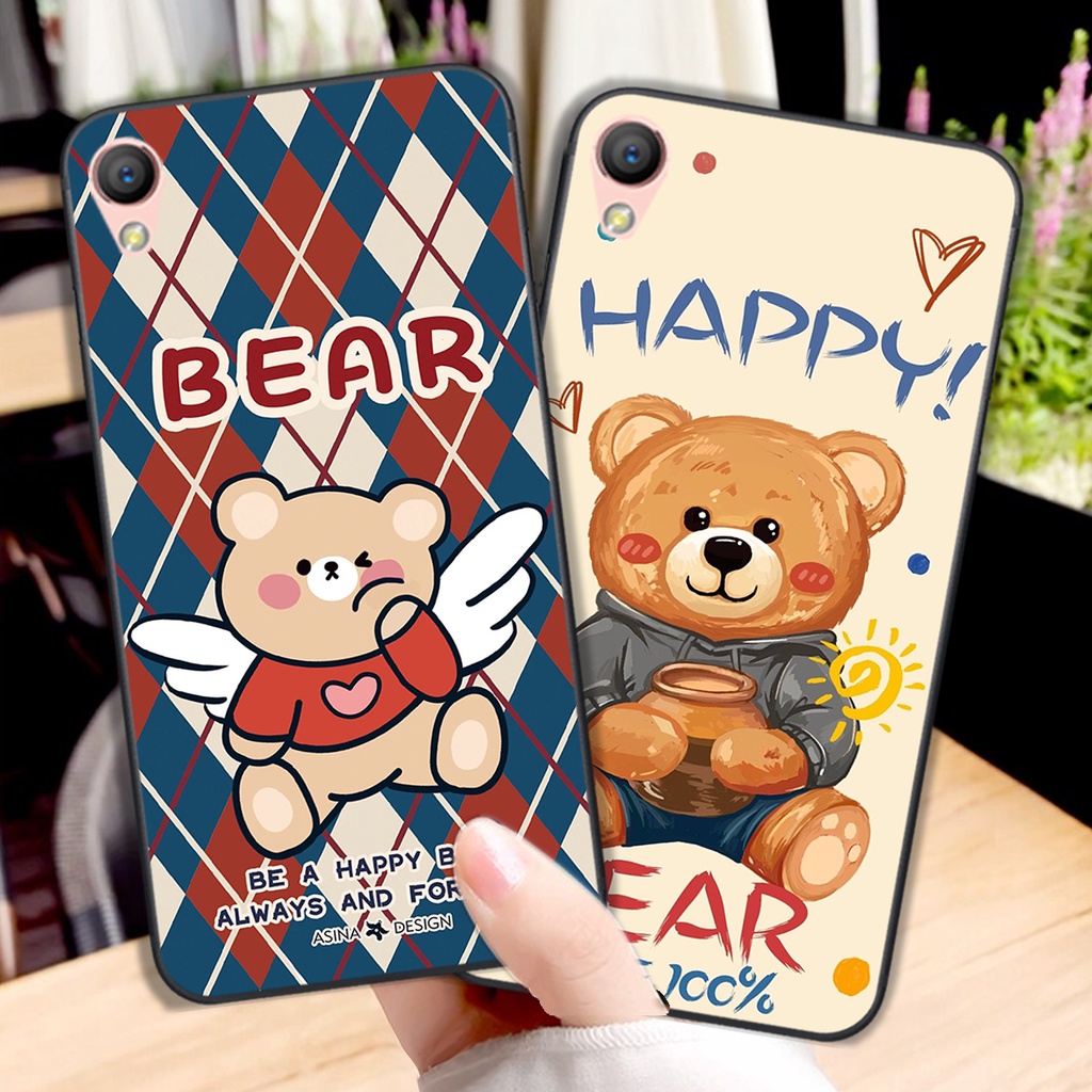 Ốp lưng Oppo A35 / F1 / A37 / Neo 9 / F1 Plus in hình cute, mẫu chú gấu siêu đẹp- GIÁ RẺ