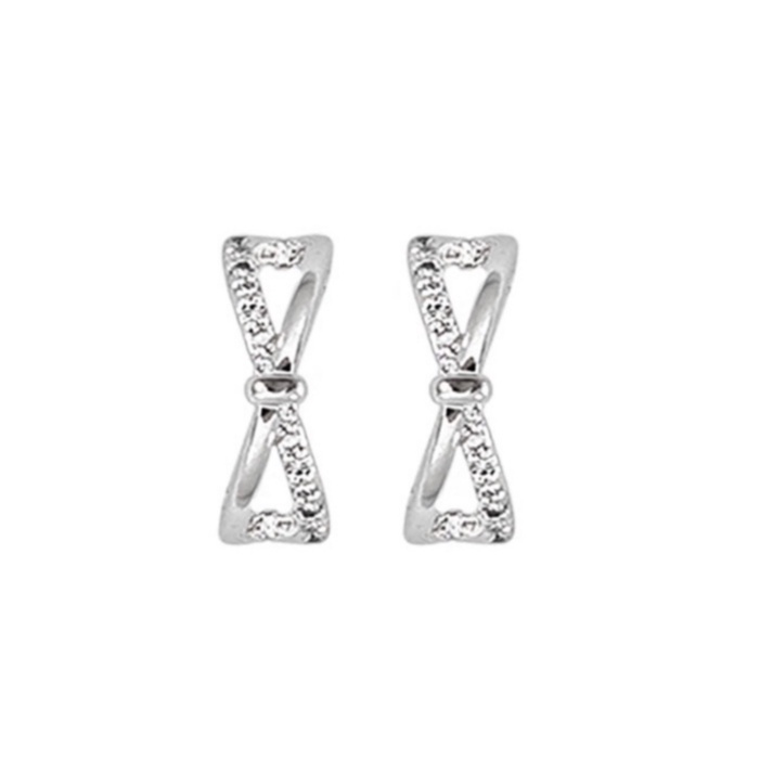 Hoa Tai Cao Cấp Đính Nơ Thiết Kế Đơn Giản Sang Trọng Cho Nữ B2666 Bảo Ngọc Jewelry