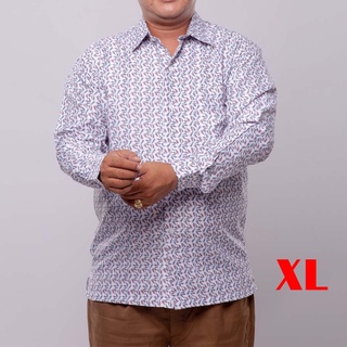 Áo sơ mi nam trung niên họa tiết dài tay size xl
