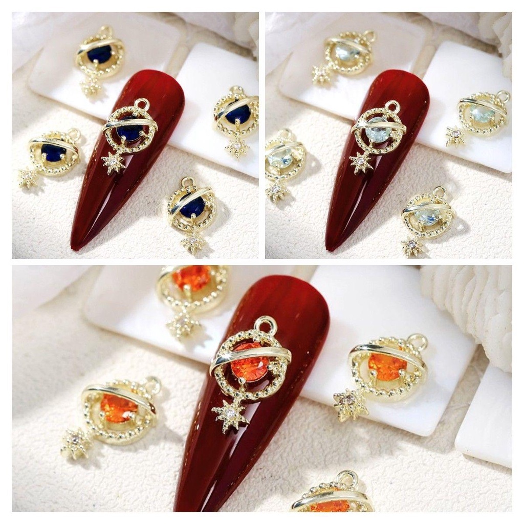 Phụ Kiện Kim Loại Trang Trí Móng Tay 3D Sang Trọng Cho Nữ