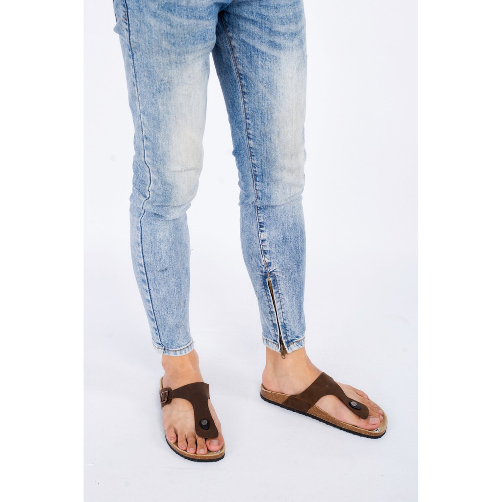 [DA BÒ THẬT CAO CẤP] Dép xỏ ngón sandal Bioline hàng xuất dư dành cho nam nữ | BigBuy360 - bigbuy360.vn