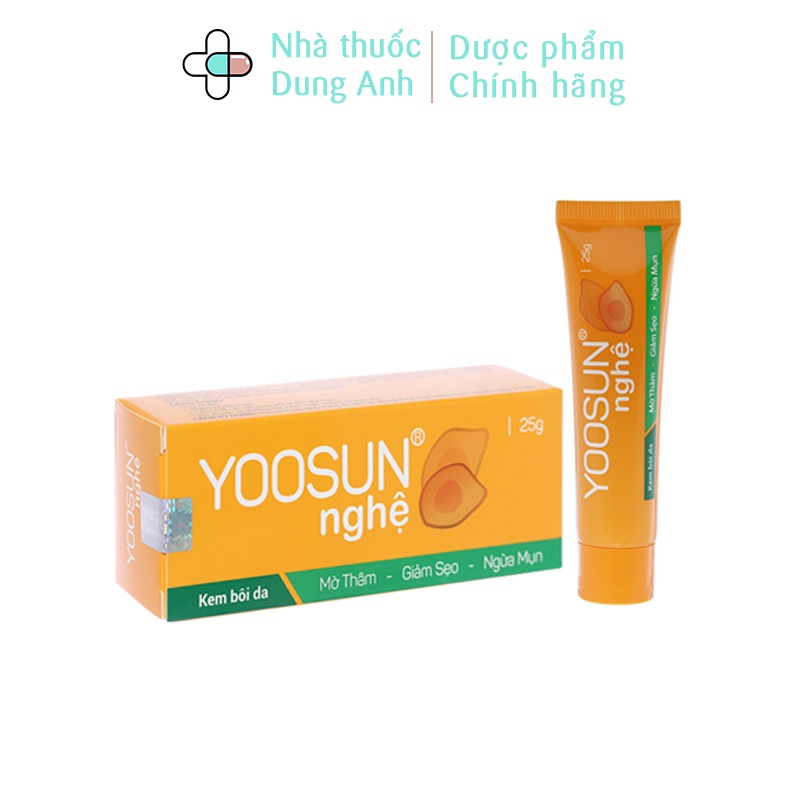 Bộ đôi Yoosun rau má Yoosun Nghệ dịu mẩn ngứa ngừa mụn giảm thâm mụn